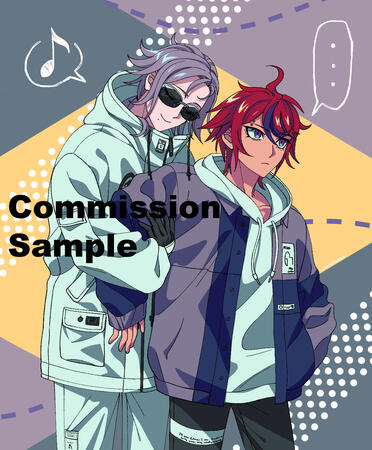 $45: shaded torso+additional character (@moonlitverdict)